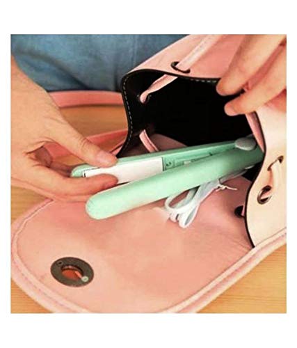 Wukusy 1215 Mini Portable Electronic Hair Straightener and Curler, compact health and beauty device for styling hair