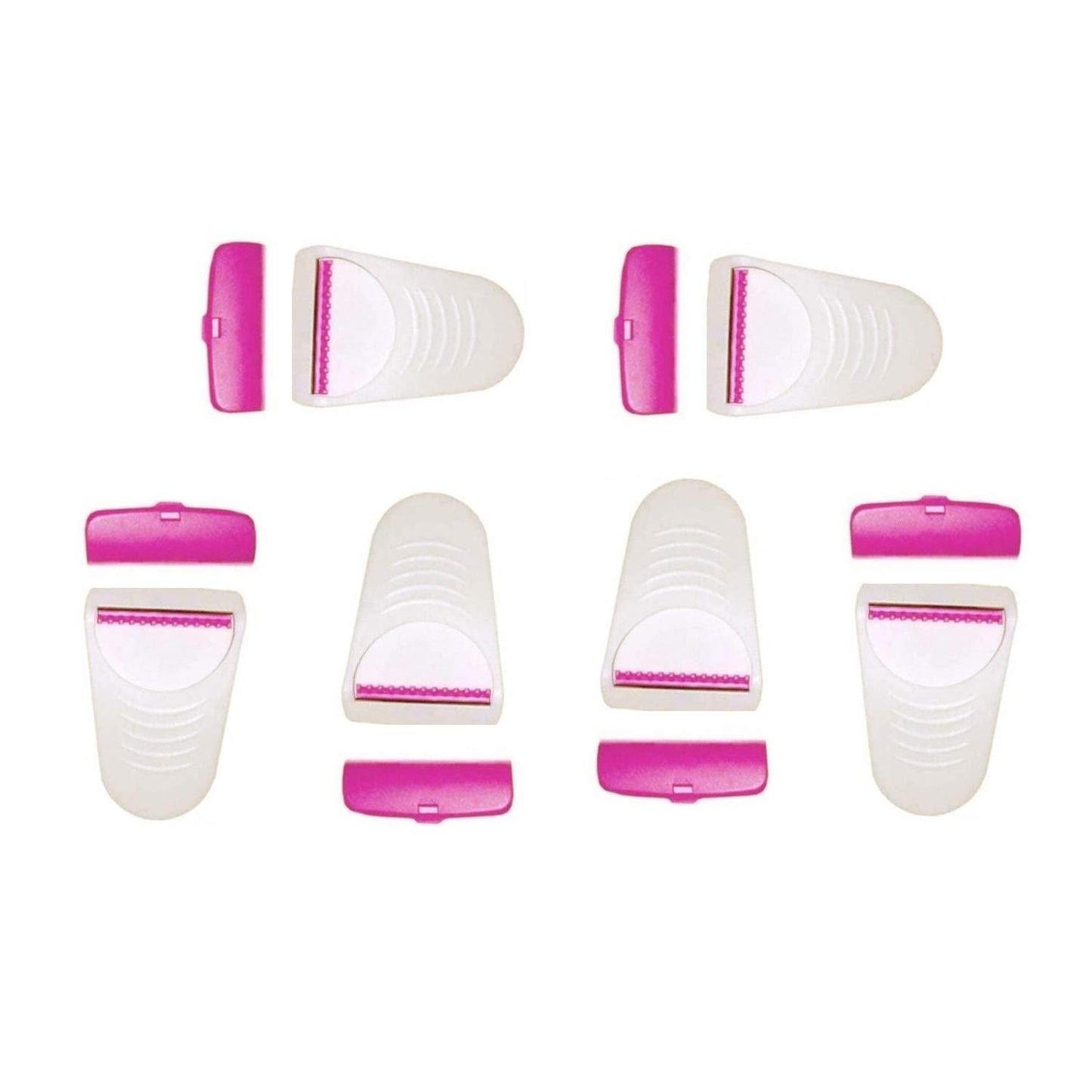 Wukusy disposable body skin hair removal razor for women, pack of 6, with ergonomic handle and stainless steel blades.