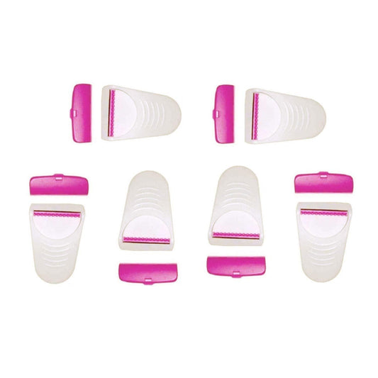Wukusy disposable body skin hair removal razor for women, pack of 6, with ergonomic handle and stainless steel blades.