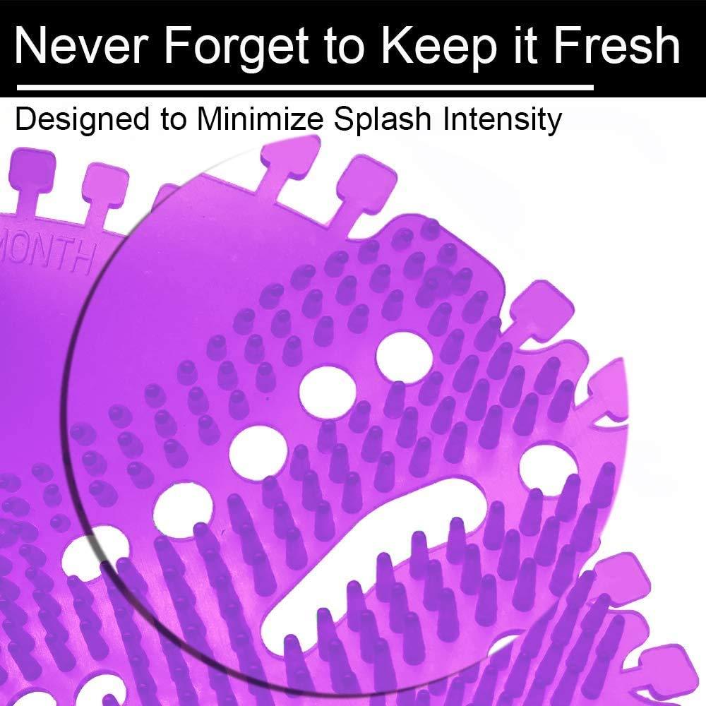 Wukusy 1310 Anti Splash Urinal Round Screen Mat for health and hygiene, designed to prevent splashes in restrooms.