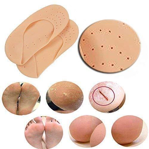 Wukusy Anti Crack Silicone Gel Foot Protector Moisturizing Socks for dry, cracked heels and smooth skin.