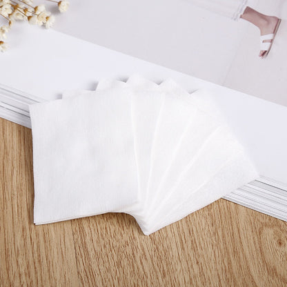 Wukusy cotton makeup remover pads for women and girls, pack of 40, soft health and beauty cleansing pads on white background.
