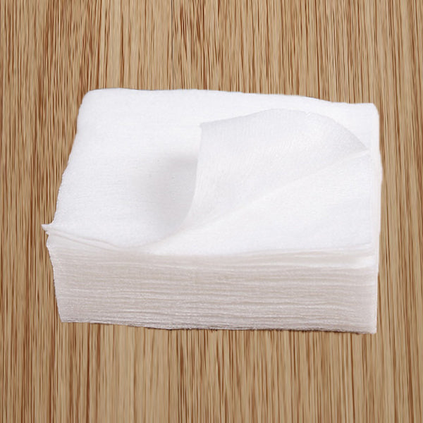 Wukusy cotton makeup remover pads for women and girls, pack of 40, soft reusable facial cleansing pads for gentle skin care.