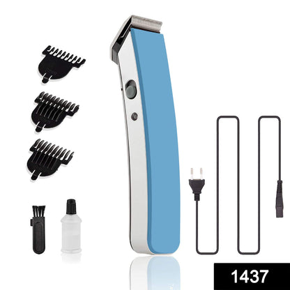 Wukusy NS-216 rechargeable cordless hair and beard trimmer for men, with adjustable clipper attachments and ergonomic design.