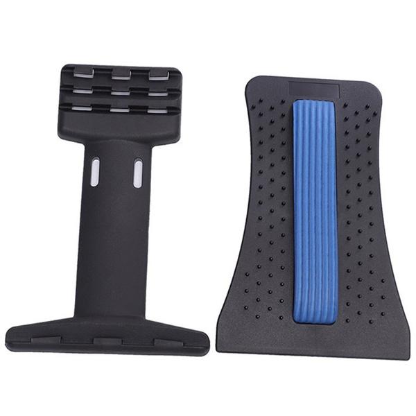 Wukusy 1666 multi-level back stretcher and posture corrector device for back pain relief, showing adjustable settings and ergonomic design.