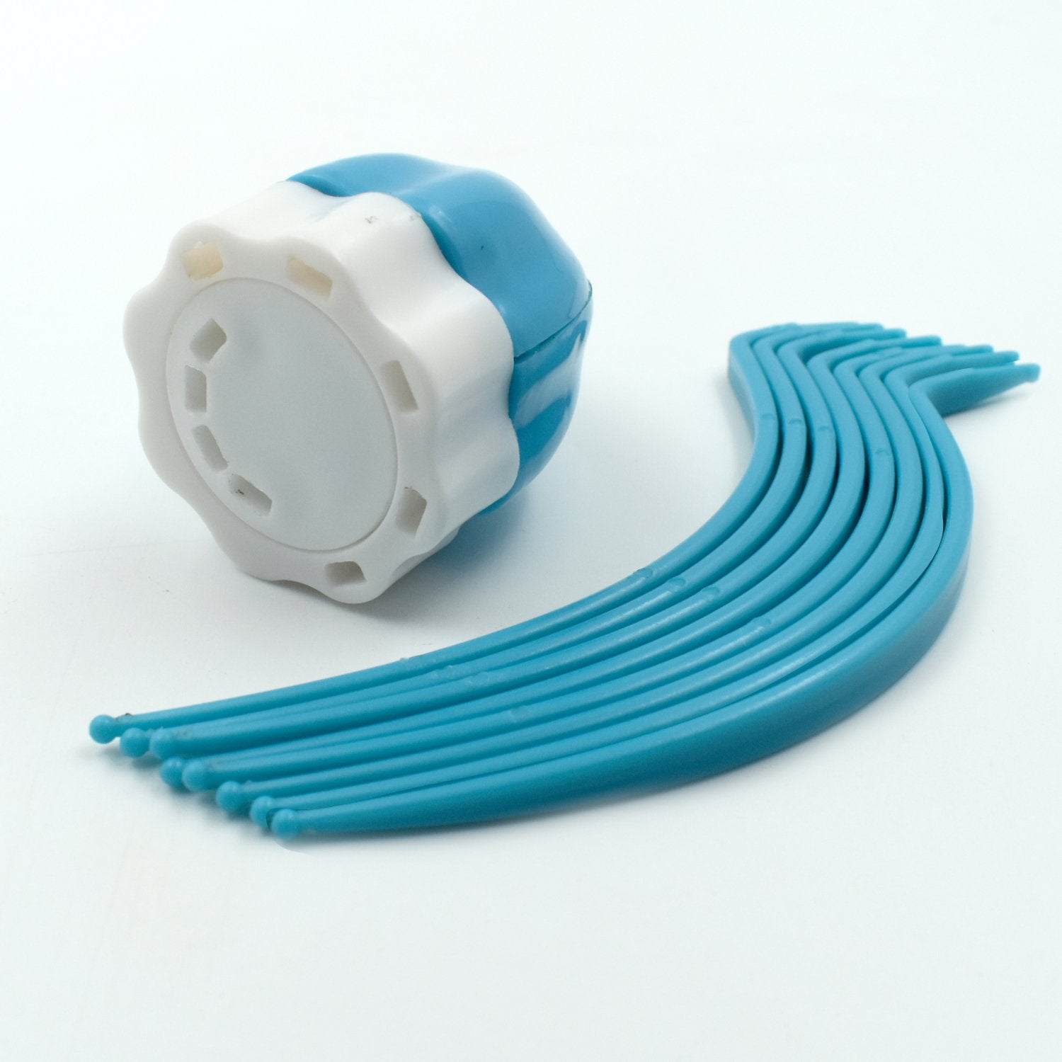Wukusy Super Life Refreshing Head Massager with ergonomic hand grip, designed for relaxing scalp and head massage.