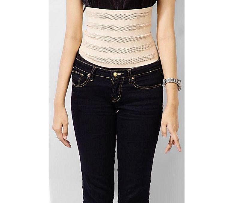 Wukusy waist trimmer belt with two hooks, body shaping cincher for waist slimming, size large, health and beauty product