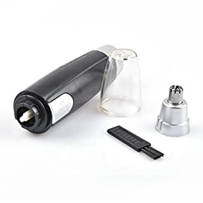 Wukusy 6003 Sharp Ear and Nose Hair Trimmer, professional heavy-duty steel nose clipper, battery-operated for personal grooming.