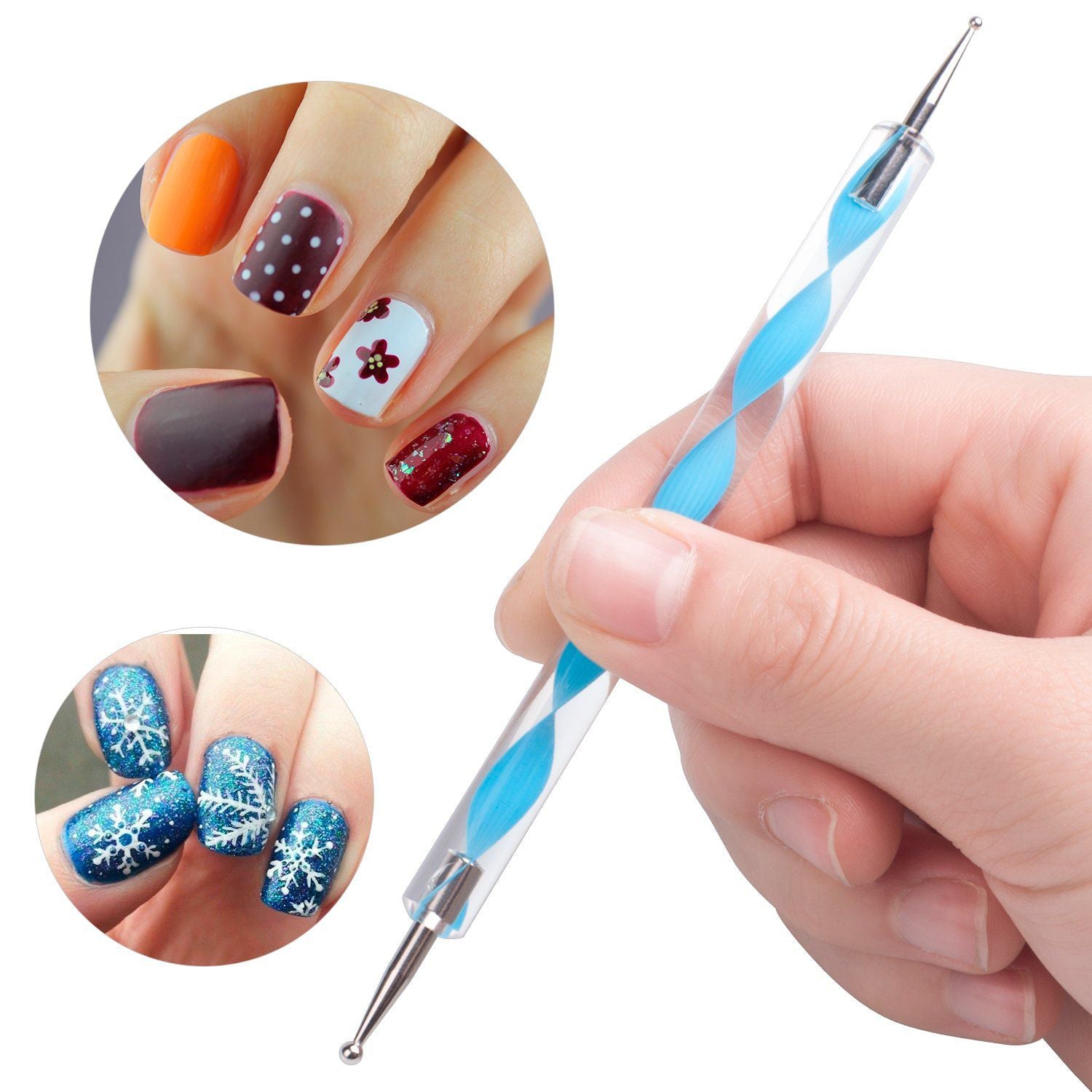 Wukusy Nail Art Point Pen and Set for women and ladies, used for creative fashion nail designs and detailed nail art.