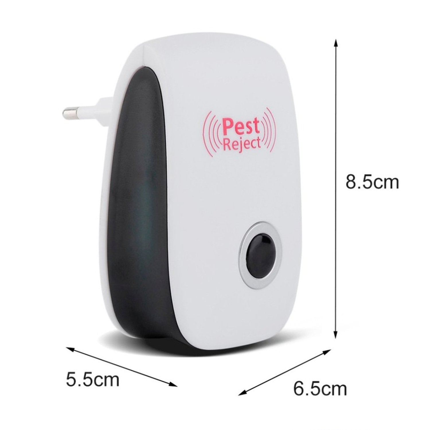 Wukusy 6035 ultrasonic pest repeller repels rats, cockroaches, mosquitoes, and rodents for home pest control.