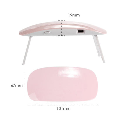 Wukusy 6060 professional nail polish dryer machine for quick, even drying of gel and regular nail polishes in health and beauty.