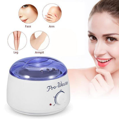 Wukusy 6223 Wax Heater Machine for heating wax and oil, featuring automatic cut-off for safe, efficient use in beauty treatments.