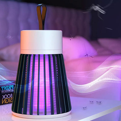 Wukusy USB-powered mosquito killer lamp with electric bug zapper for indoor and outdoor use, LED trap for pest control.