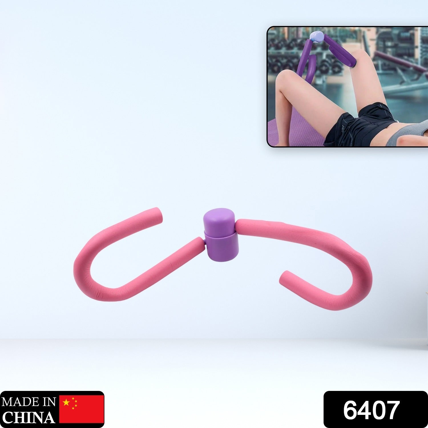 Wukusy 6407 Fitness Thigh Toner for muscle toning at home or gym, targeting legs, glutes, arms, and abs.