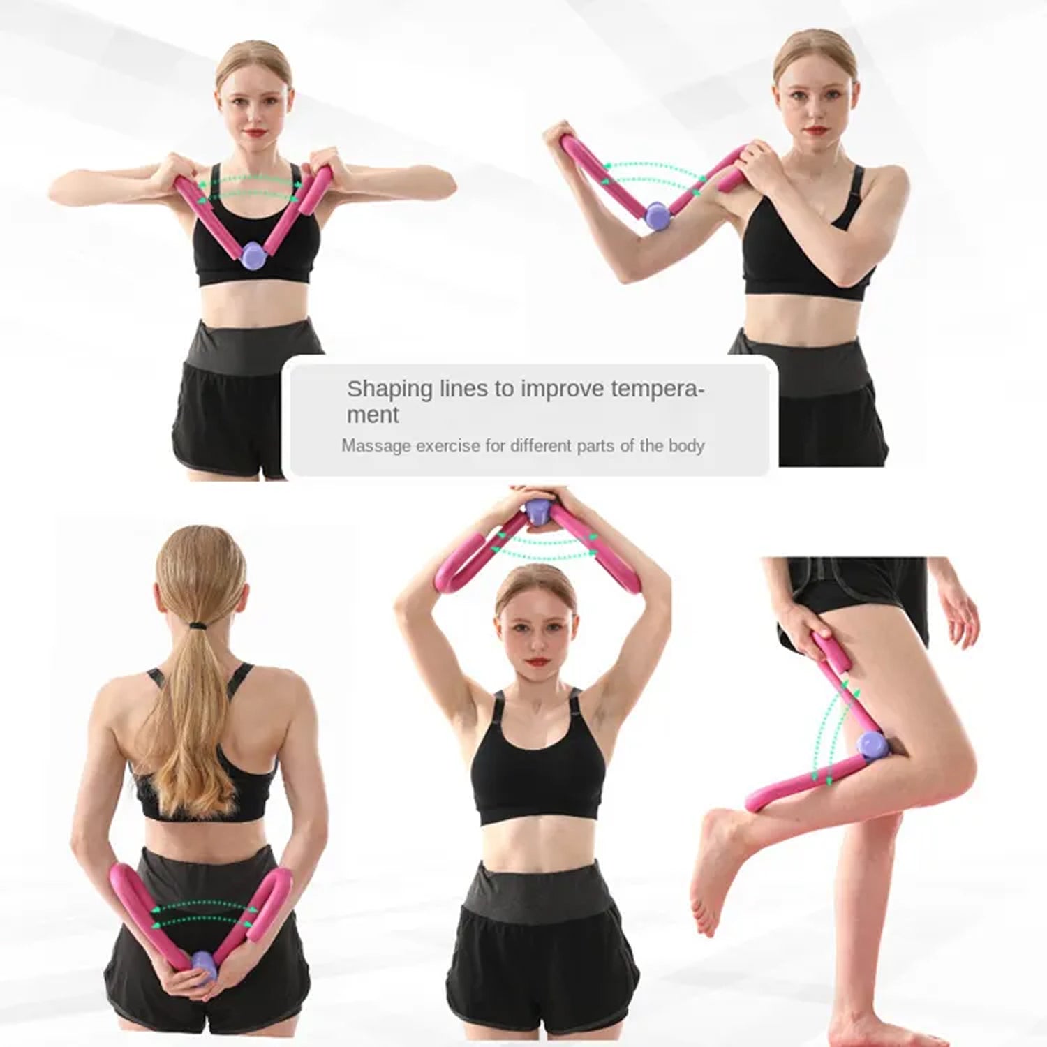 Wukusy 6407 Fitness Thigh Toner for muscle toning, leg, arm, abs, and glutes workout at gym or home.