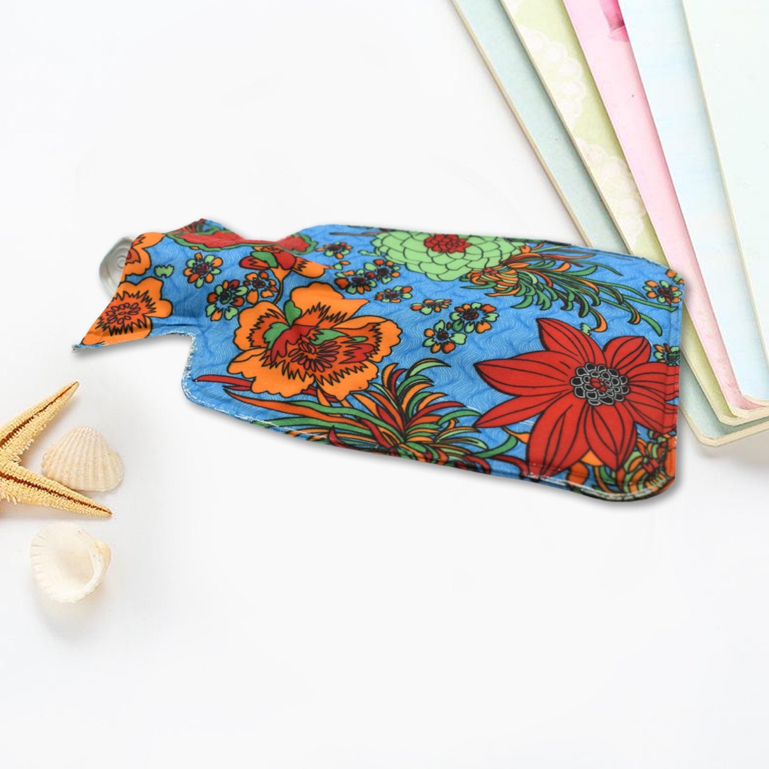 Wukusy rubber hot water heating pad bag for pain relief, personal care health and beauty product with a flexible rubber design.