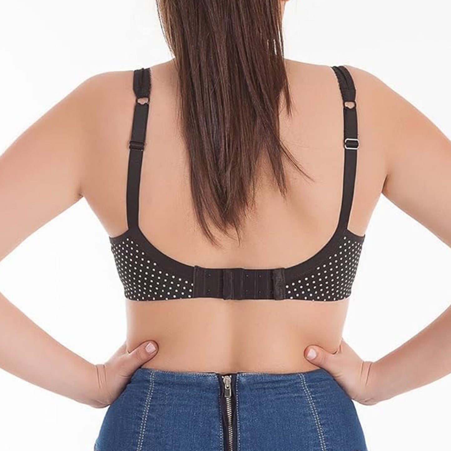 Wukusy adjustable 3-piece bra extender set with 2-hook closures, providing customizable fit and added comfort for bras.