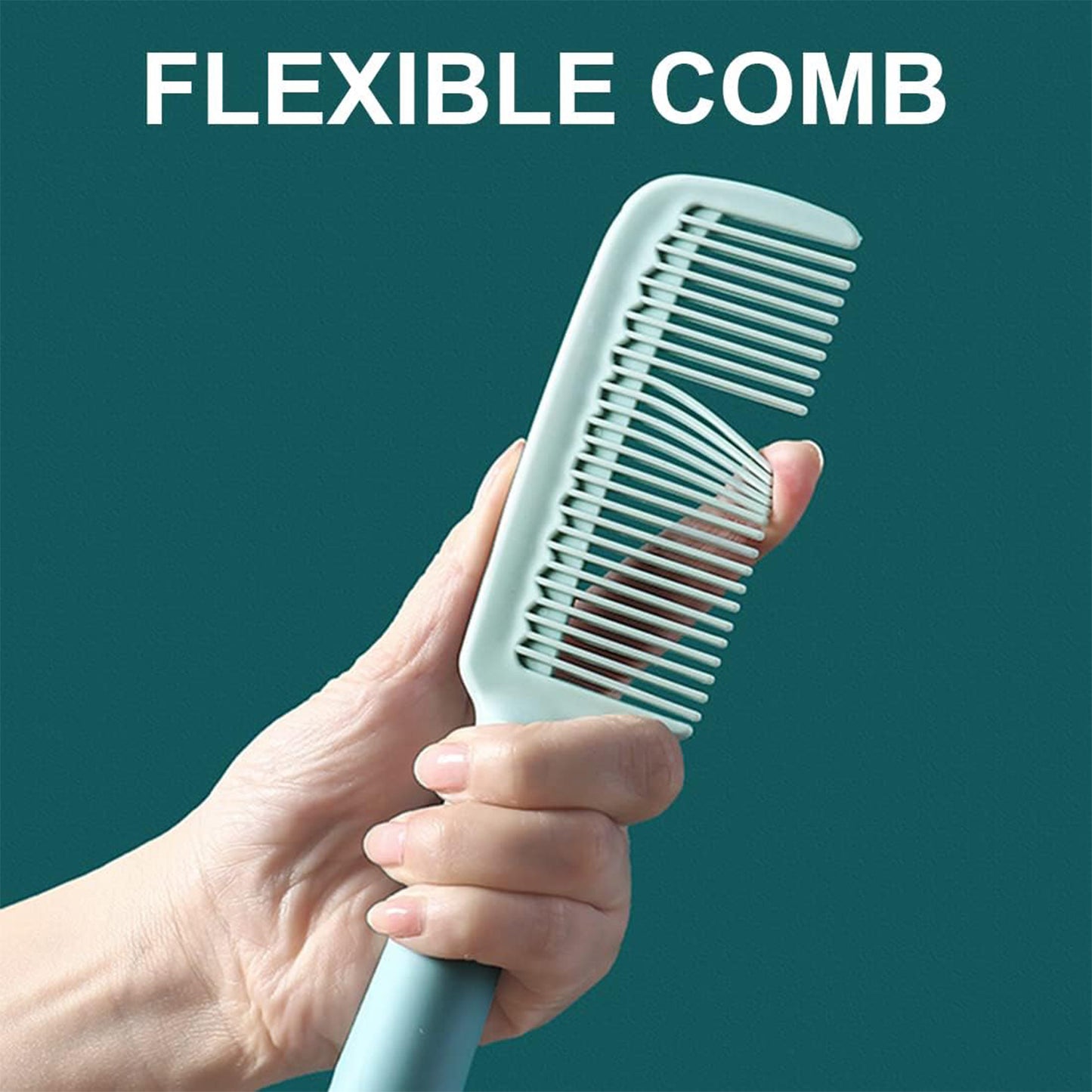 Wukusy adorable bunny detangling comb for healthy hair, featuring a cute bunny design, perfect for gentle detangling.