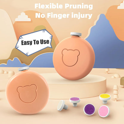 Wukusy baby nail trimmer and manicure care set with gentle tools for safe and easy baby nail trimming and grooming.