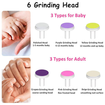 Wukusy baby nail trimmer and manicure care set with gentle tools for safe infant nail grooming and hygiene.