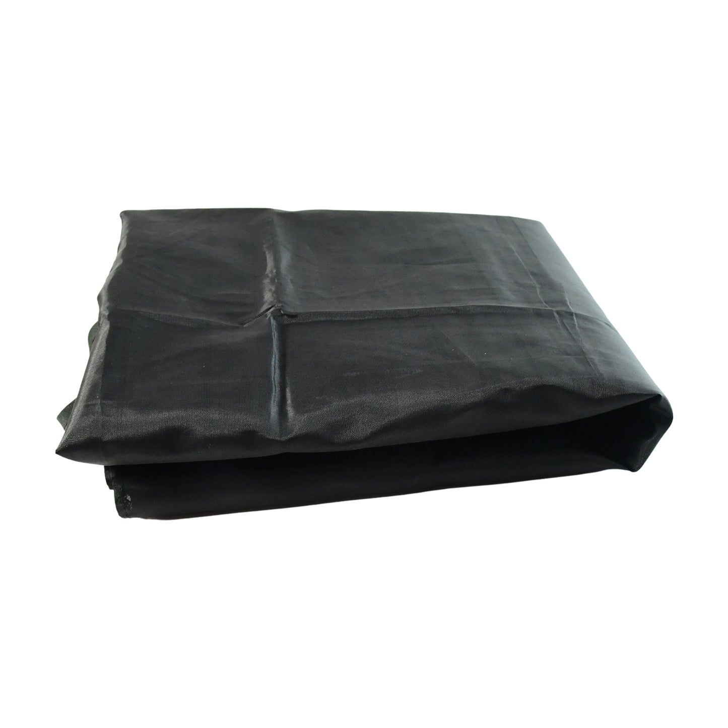 Wukusy barber hair cutting cape, single black cape with adjustable neck closure, used for professional haircuts and styling.
