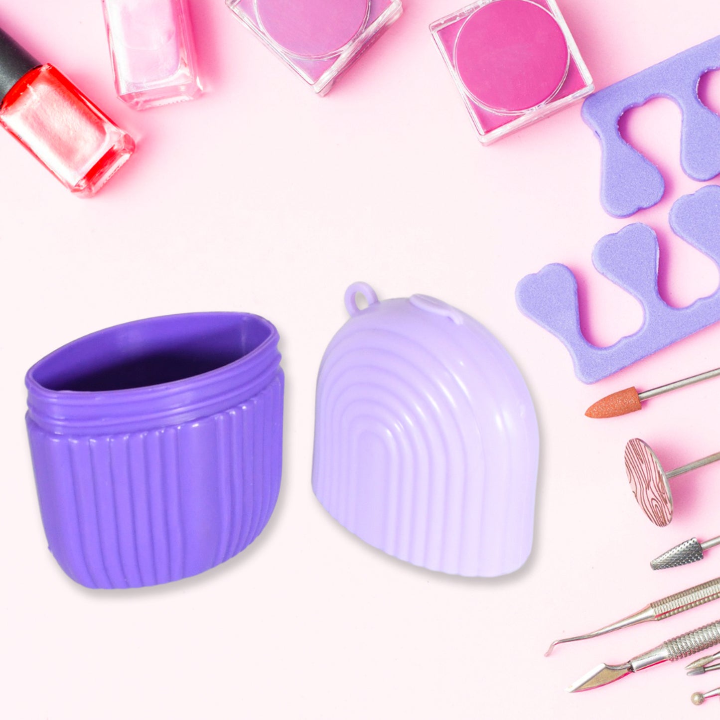 Purple Wukusy Beauty Ice Roller for face and eyes, reusable facial roller for skin massage and cooling skincare routine.