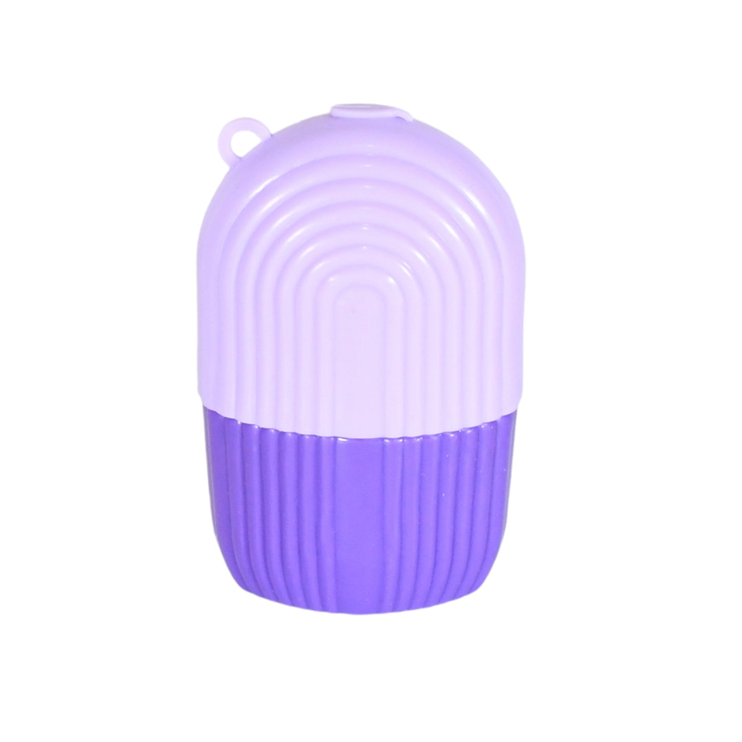 Purple Wukusy Beauty Ice Roller for face and eyes, reusable facial massager with smooth roller balls for skin soothing and tightening.