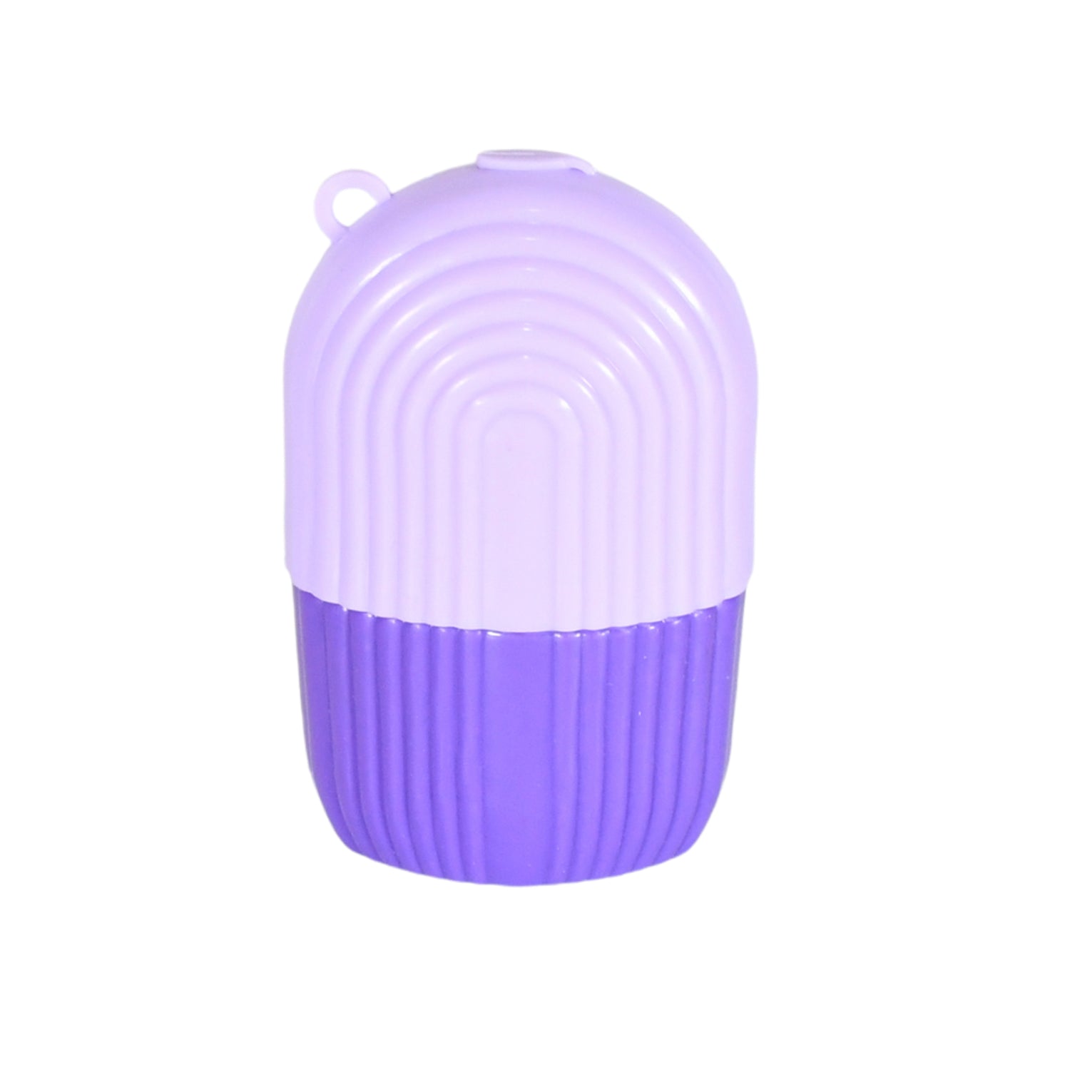 Purple Wukusy Beauty Ice Roller for face and eyes, reusable facial massager with smooth roller balls for skin soothing and tightening.