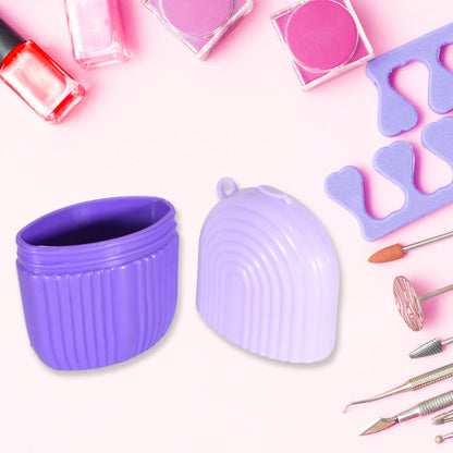Purple Wukusy Beauty Ice Roller for face and eyes, reusable facial massager with smooth roller surface for skin cooling and relaxation.