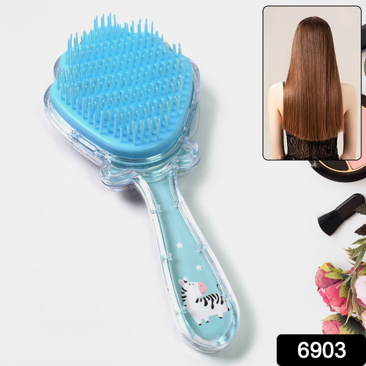 Wukusy cartoon hair brush and massage shower comb for wet hair, designed for health and beauty grooming.