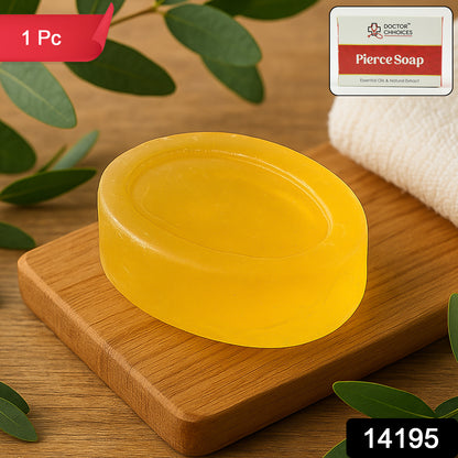 Wukusy Doctor Chhoices Pierce Soap, health and beauty product, displayed in a clean, white packaging.