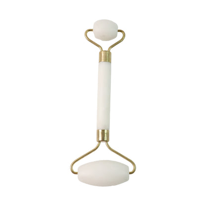 Wukusy dual-ended face massage roller for skin relaxation and facial massage, featuring smooth rolling surfaces on each end.