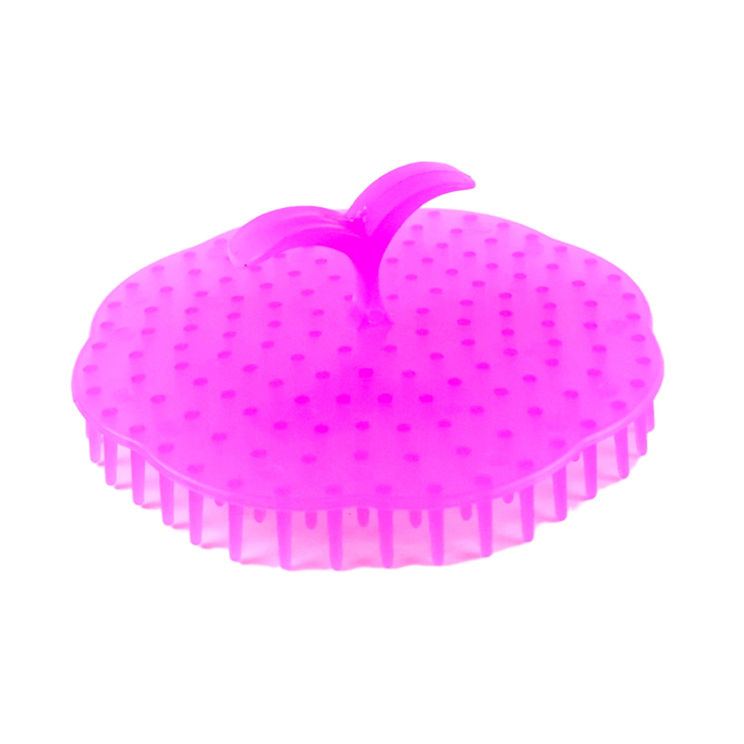 Wukusy ergonomic plastic scalp massager shampoo brush, designed for gentle scalp cleansing and massage during hair washing.