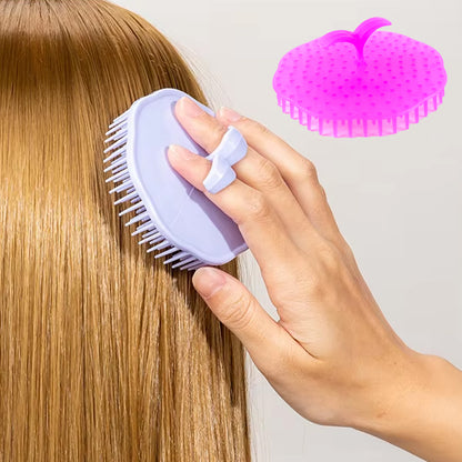 Wukusy ergonomic plastic scalp massager shampoo brush for gentle scalp cleansing and relaxation.