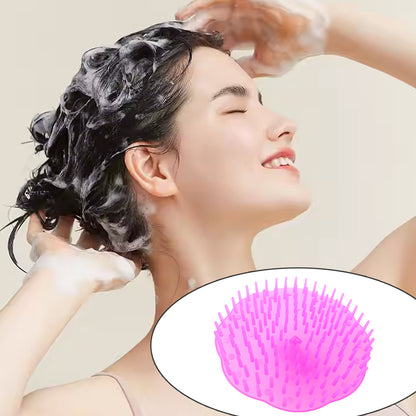 Wukusy ergonomic plastic scalp massager shampoo brush for gentle scalp cleansing and relaxation in health and beauty.