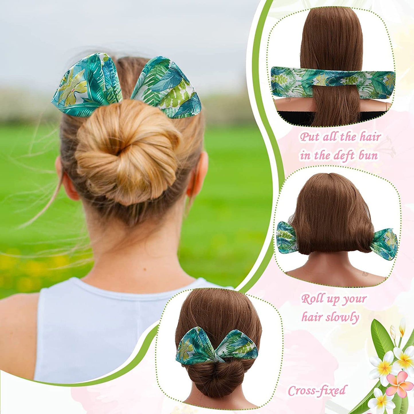 Wukusy fashion hair band for women, summer-style knotted wire headband with mixed designs, stylish and lightweight accessory.