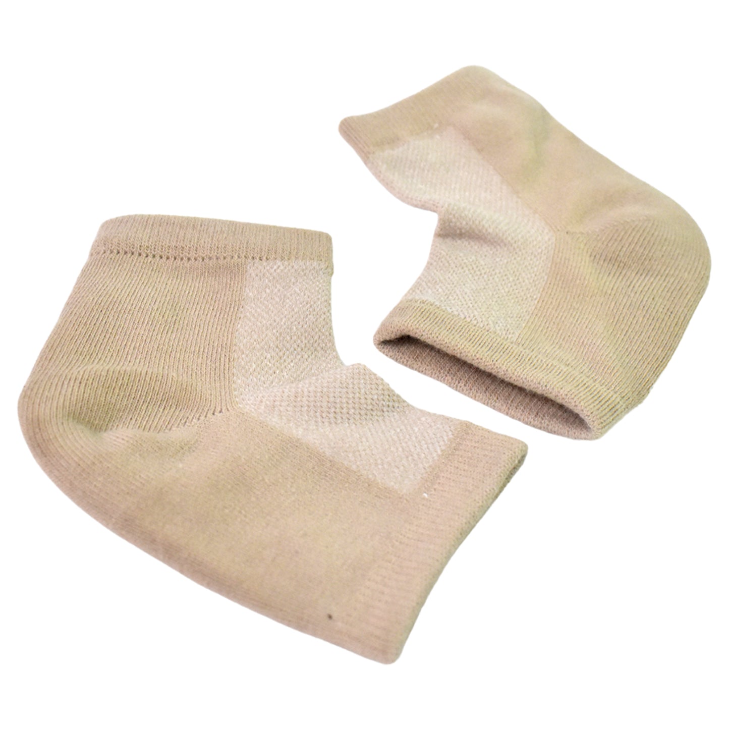 Wukusy heel socks for overnight wear, showing a pair of colorful, comfortable socks designed to support heels while sleeping.