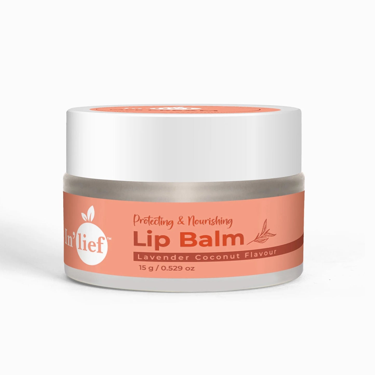 Wukusy Inlief Moisturizing Nourishing Lip Balm in 15g container, featuring smooth, hydrating formula for soft lips.