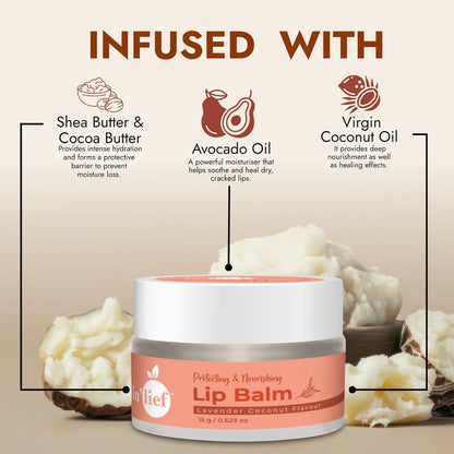 Wukusy Inlief Moisturizing Nourishing Lip Balm in 15g with a sleek packaging design, perfect for hydration and care.