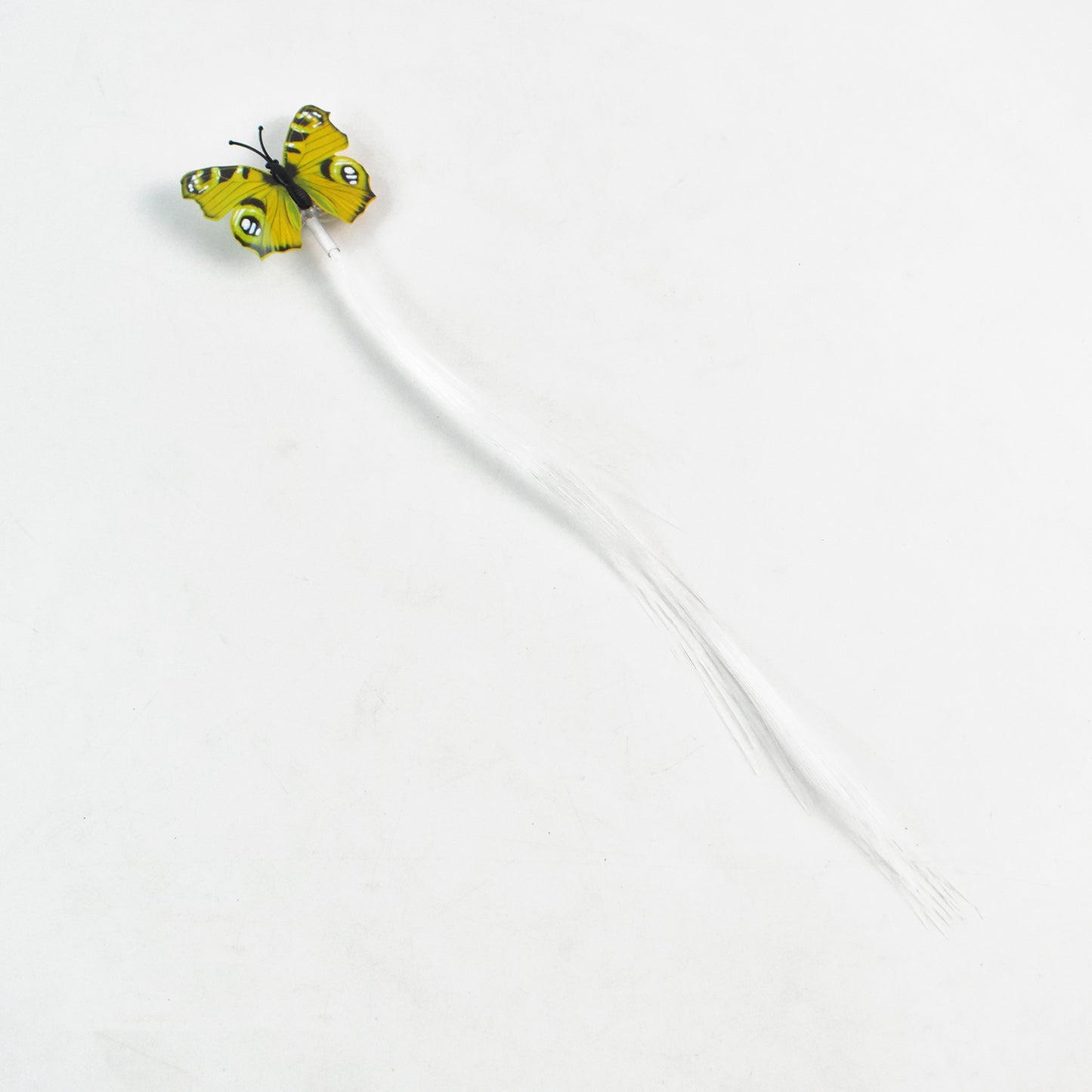 Wukusy LED butterfly hair braid clip in mixed colors, decorative accessory for hair styling, health and beauty product.