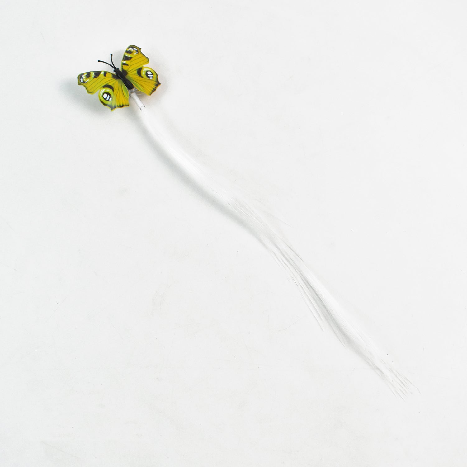 Wukusy LED butterfly hair braid clip in mixed colors, decorative accessory for hair styling, health and beauty product.