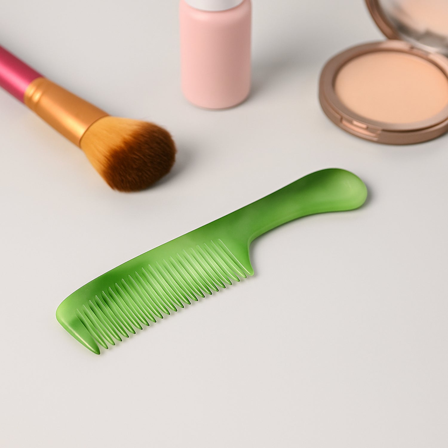 Wukusy 10-piece multipurpose hair comb set including various styling and detangling combs for hair grooming.