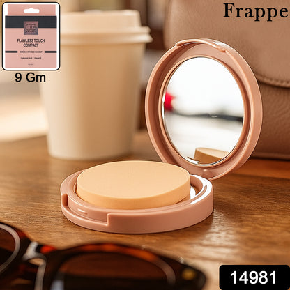 Wukusy OG Beauty Frappe Flawless Touch Compact Powder in 9g, compact health and beauty product with smooth finish
