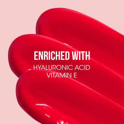 Wukusy Og Beauty Red Rush Moisture Lock Liquid Lipstick in 4.5ml tube, vibrant red color for bold lips.