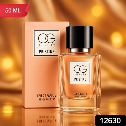 Wukusy Og Luxury Pristine Eau De Parfum 50ml bottle, elegant health and beauty fragrance with a sleek design.