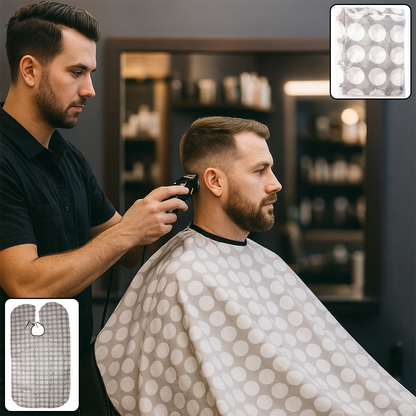 Wukusy professional hair cutting cape, health and beauty, lightweight fabric, designed for salon or home hair cutting use.