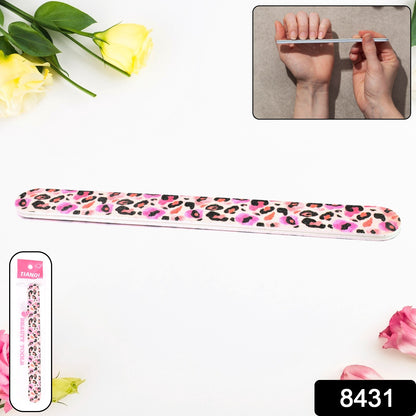 Wukusy professional double-sided nail filer for shaping and smoothing nails, 1-piece health and beauty nail file.