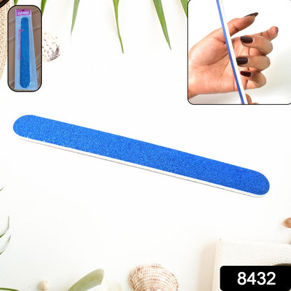 Wukusy professional double-sided nail filer, 18 cm, for shaping and smoothing nails, in a health and beauty setting.
