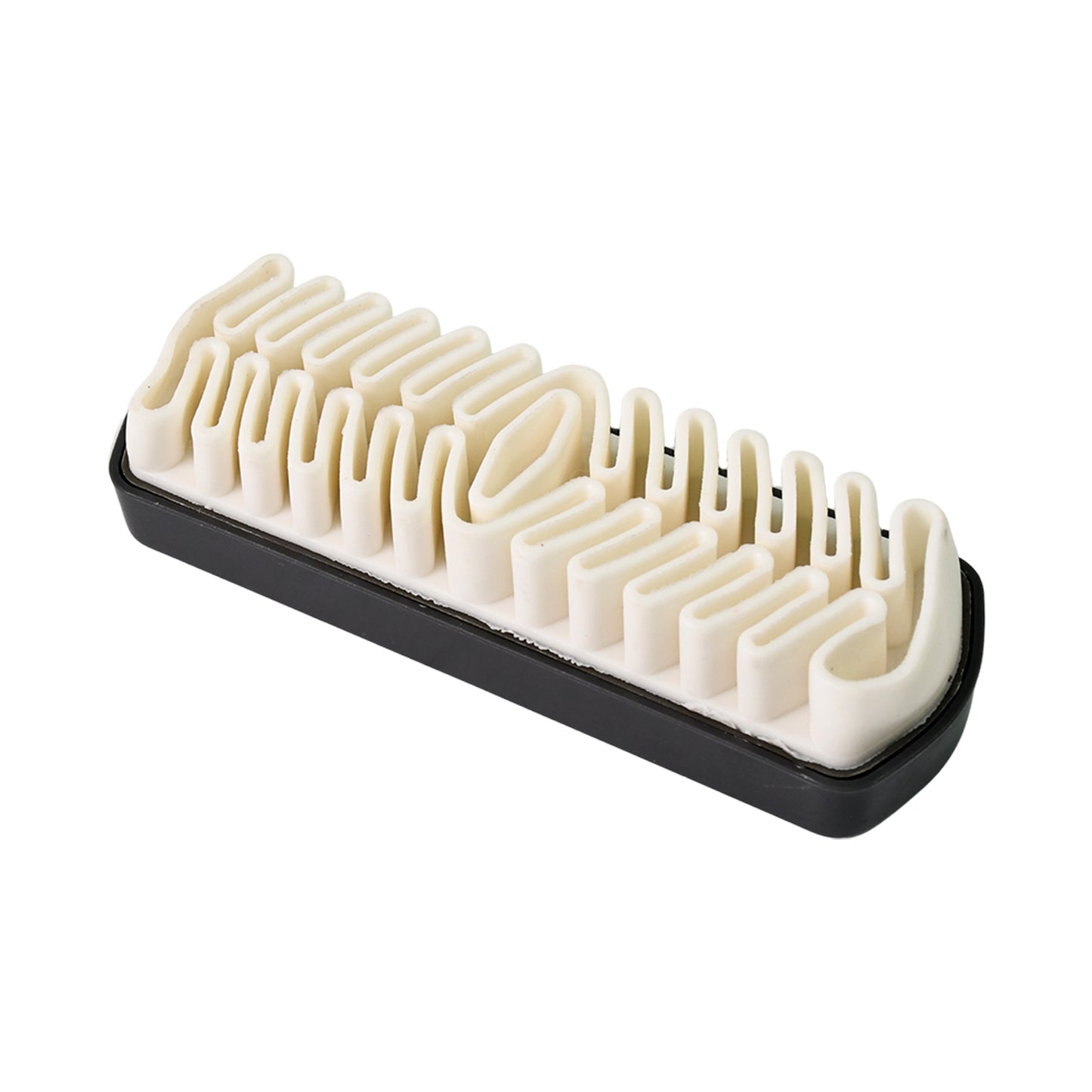 Wukusy shoe cleaning brush for shoes and boots, rubber bristle brush for effective cleaning and maintenance of footwear.