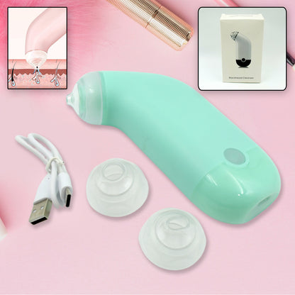Wukusy vacuum blackhead remover machine for skin care, handheld device with blackhead extraction and facial lifting features.